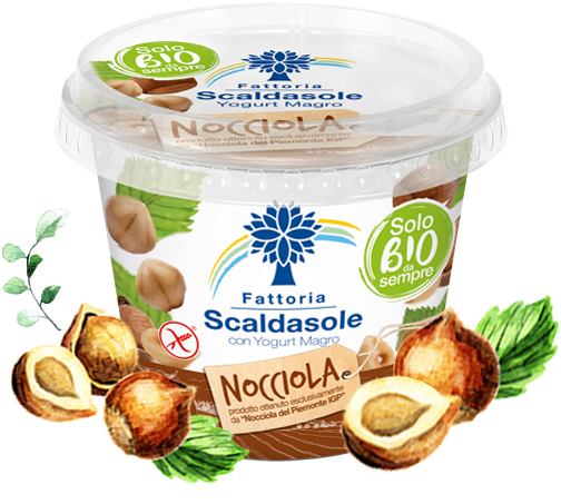 Yogurt Magro Nocciola Biologico 250gr Fattoria Scaldasole